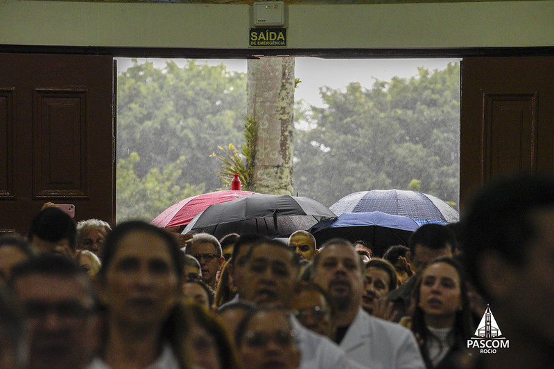 Celebração de Corpus Christi 2026 no Santuário Estadual de Nossa Senhora do Rocio, em Paranaguá (PR), com a presença das oito paróquias do município