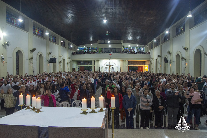 Celebração de Corpus Christi 2026 no Santuário Estadual de Nossa Senhora do Rocio, em Paranaguá (PR), com a presença das oito paróquias do município