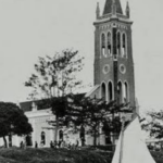 "Imagem de Nossa Senhora do Rocio, padroeira do Paraná, no Santuário Estadual em Paranaguá"