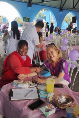 Terminal Urbano de Paranaguá vira palco de ação transformadora: veja o que a Pastoral da AIDS fez durante o ‘Dia Lilás’