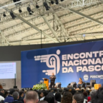 Equipe da Pascom do Rocio no Encontro Nacional da Pascom em Aparecida do Norte