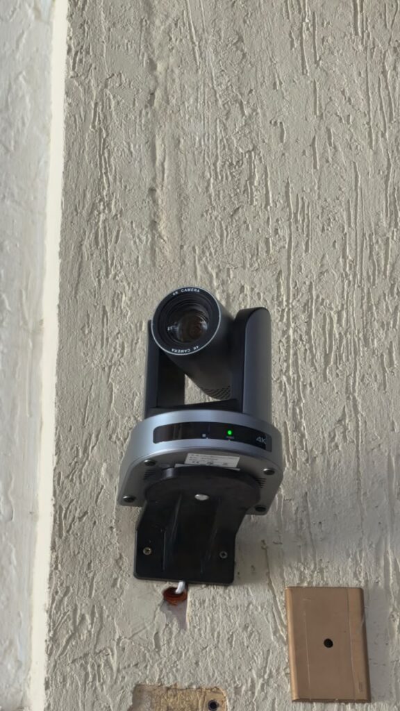 Novas câmeras 4K e sistema de transmissão ao vivo do Santuário do Rocio em Paranaguá.